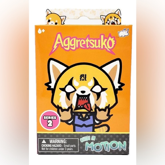 Aggretsuko Series 1 Plush Dangler & Series 2 Chibi in Motion - Picture 2 of 8